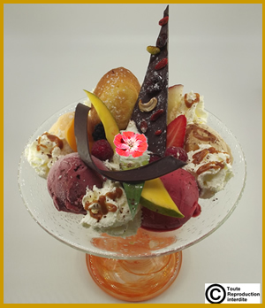 BELLE GLACE au CHOCOLAT